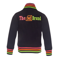 MDB Brand Kid's 'The M Brand' Logo Soft Shell Jacket - Black