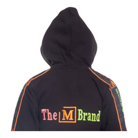 MDB Brand Kid's M Swirl Fleece Set - Black