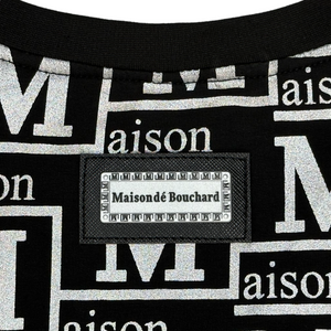 MDB Couture Kid's Metallic Monogram T-shirt