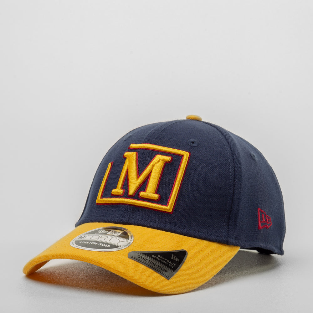 MDB Brand 9FORTY Embroidered "M" Stretch Snapback Baseball Cap