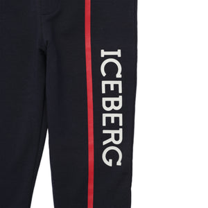 Iceberg Kids Toddler's Chenille Logo Hoodie Sweatsuit