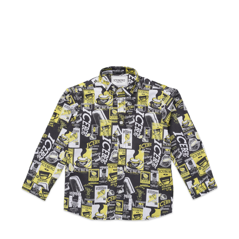 Iceberg Kids Toddler's All-Over Print Woven Shirt