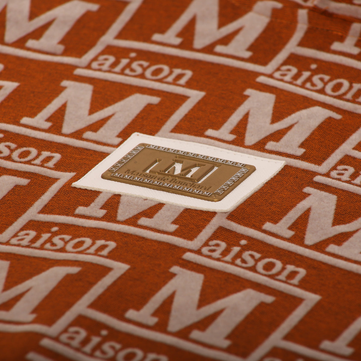 MDB Couture Men's Woven Monogram T-Shirt