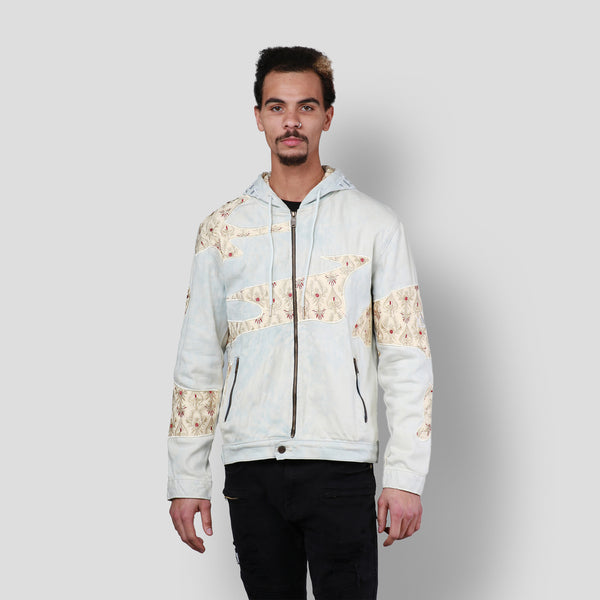 MDB Brand Men's Tapestry Denim Hoodie