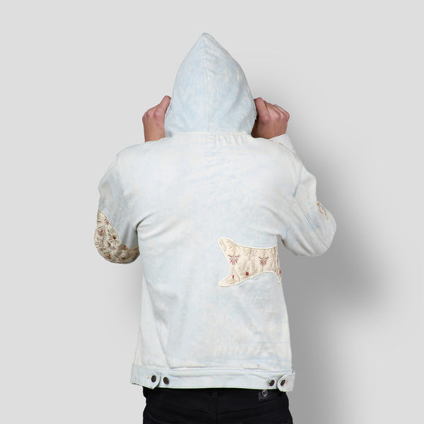 MDB Brand Men's Tapestry Denim Hoodie