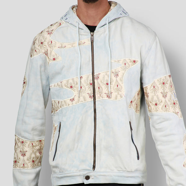 MDB Brand Men's Tapestry Denim Hoodie