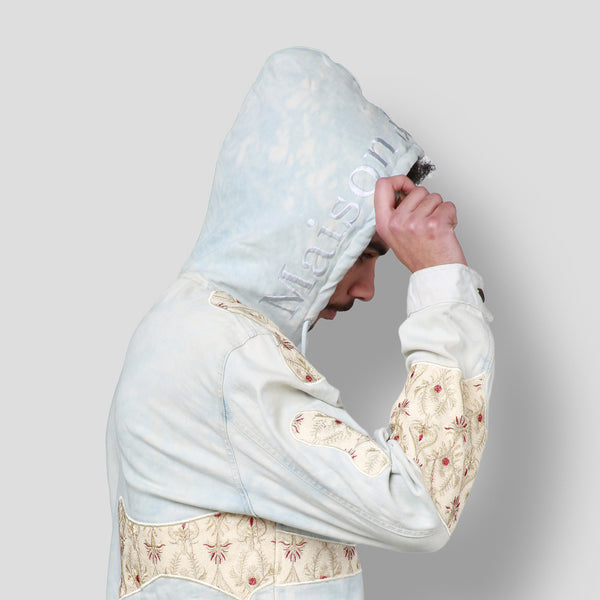 MDB Brand Men's Tapestry Denim Hoodie