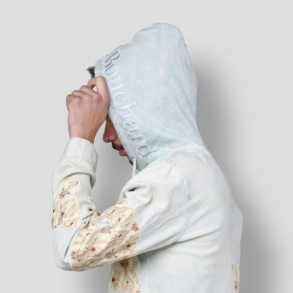 MDB Brand Men's Tapestry Denim Hoodie