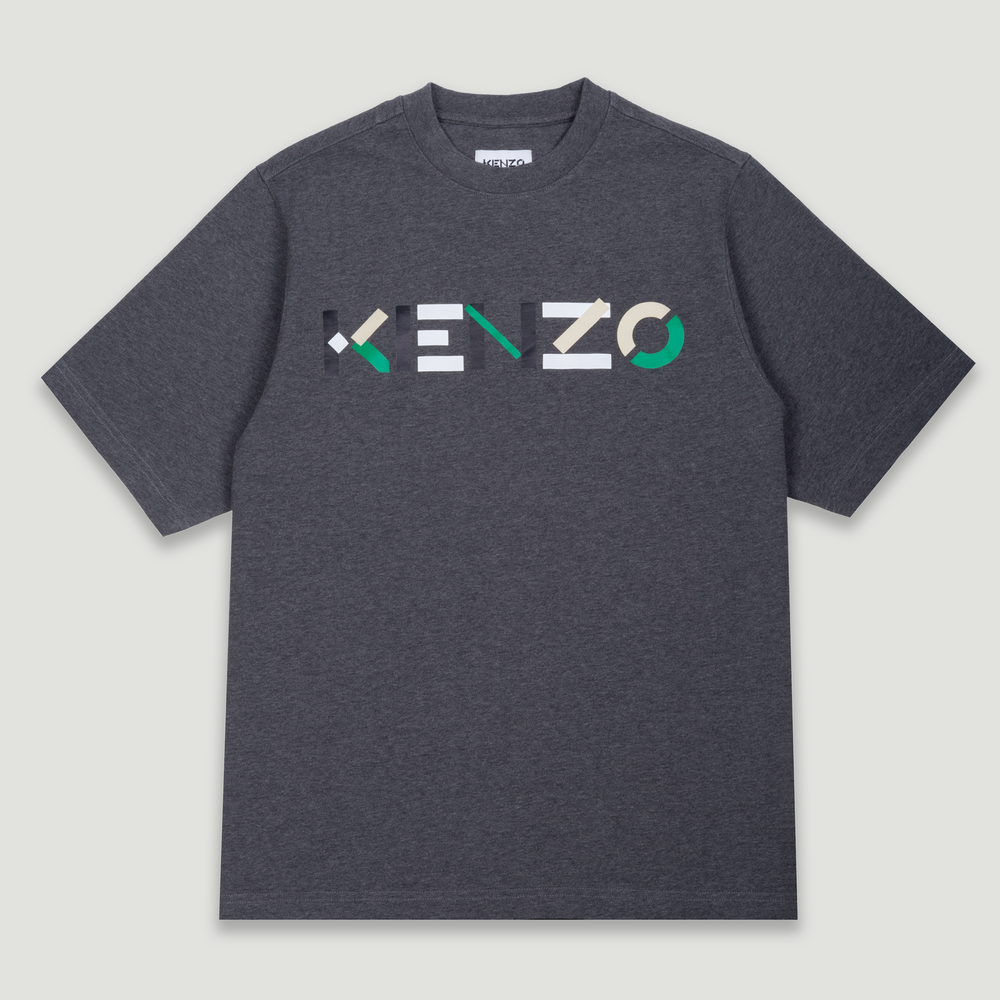 Kenzo Men's Multicolored Logo Oversize T-Shirt