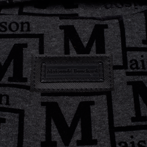 MDB Couture Men's Flocked Monogram Logo Jacket
