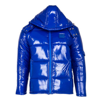MDB Brand Kid's Arctic Puffer Coat in Royal Blue