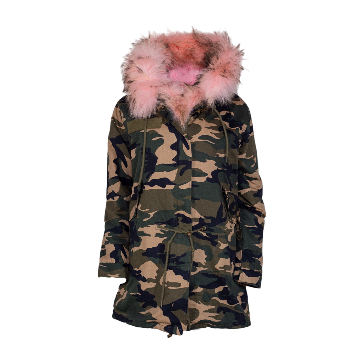 Womens fur lined parka coats deals uk
