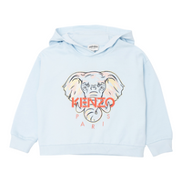 Kenzo Kids Elephant Logo Hoodie Sweatshirt
