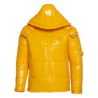MDB Brand Women's Arctic Puffer Coat in Yellow