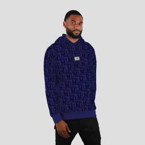MDB Couture Men's French Terry Monogram Hoodie