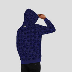 MDB Couture Men's French Terry Monogram Hoodie