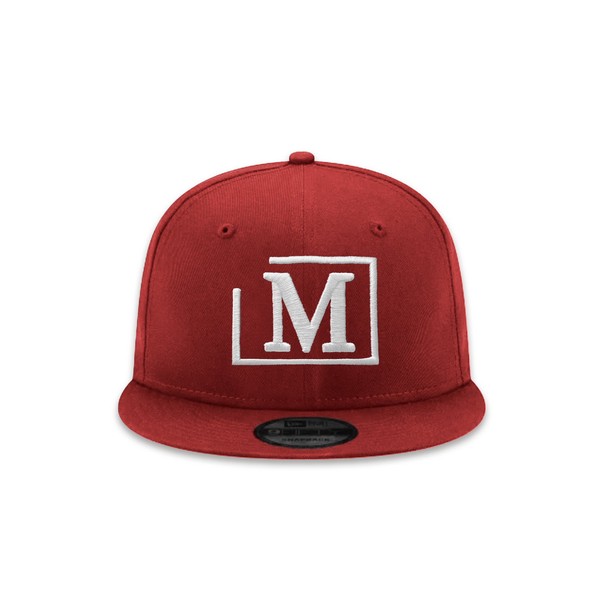 MDB Brand x New Era 9Fifty Snapback Embroidered Baseball Cap - Red