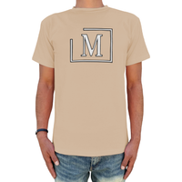 MDB Brand Men's Classic M Embroidered Logo Short Sleeve T-Shirt - Soft Colors