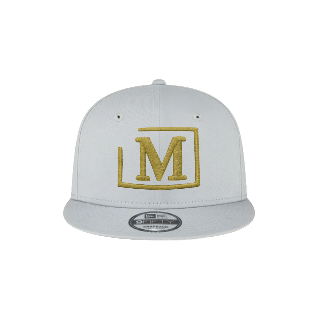 MDB Brand x New Era 9Fifty Snapback Embroidered Baseball Cap - White