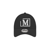 MDB Brand x New Era 9Forty Stretch Snap Embroidered Cap - Black w/ Neutral Color
