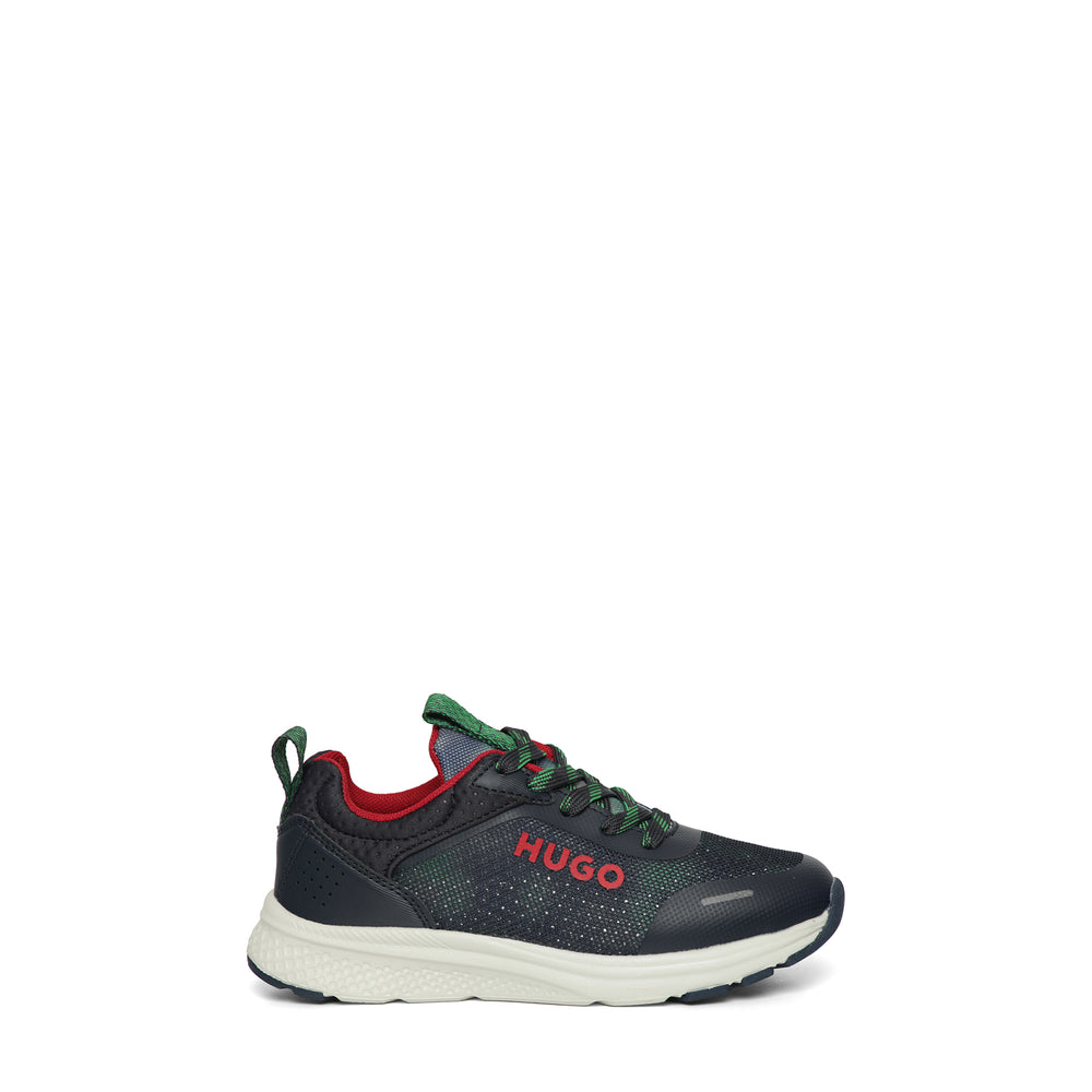 Hugo by Hugo Boss Kids Color Print Logo Sneakers