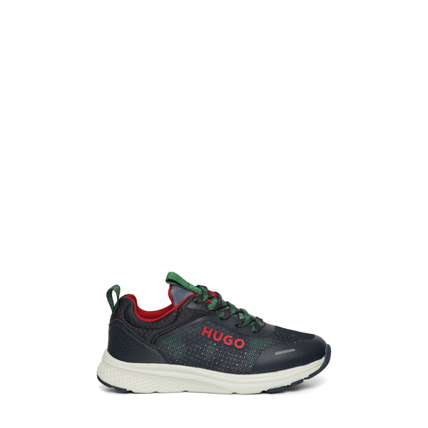 Hugo by Hugo Boss Kids Color Print Logo Sneakers