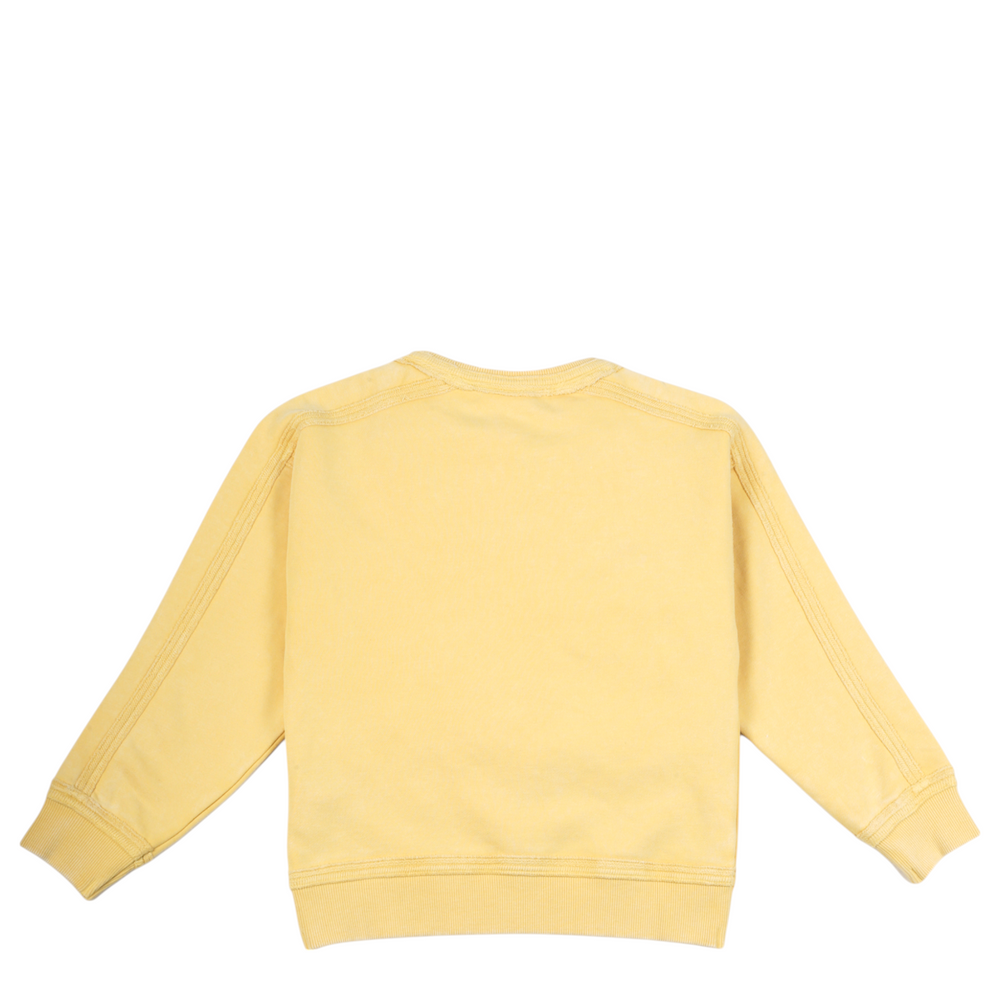 Hugo by Hugo Boss Kids Embossed/Debossed Block Logo Crew Neck Sweatshirt