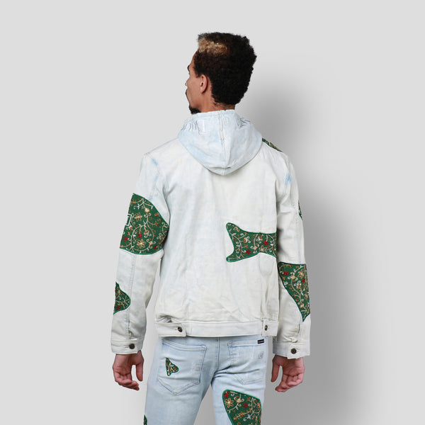 MDB Brand Men's Tapestry Denim Hoodie