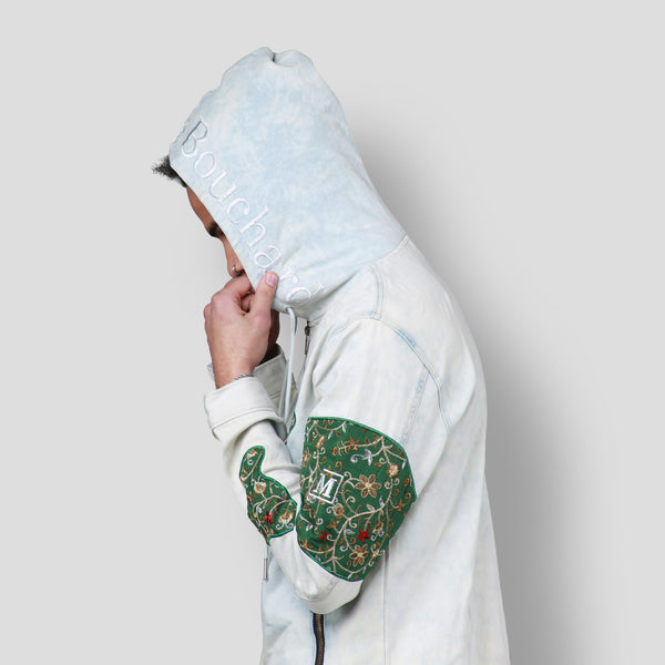MDB Brand Men's Tapestry Denim Hoodie