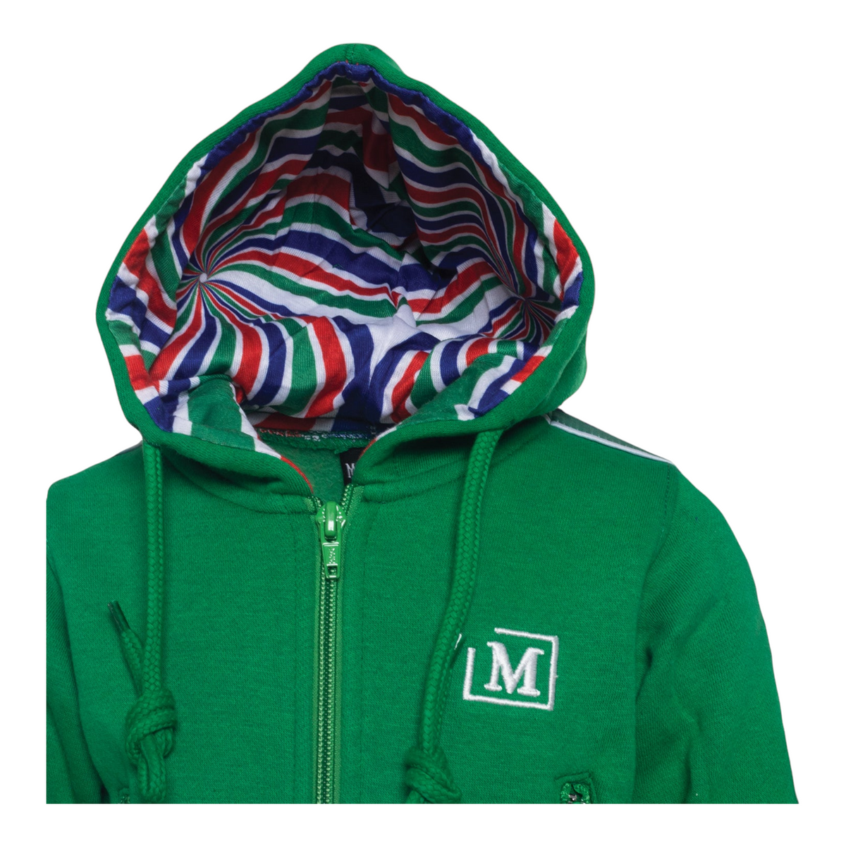 MDB Brand Kid's M Swirl Fleece Set - Vivid Color