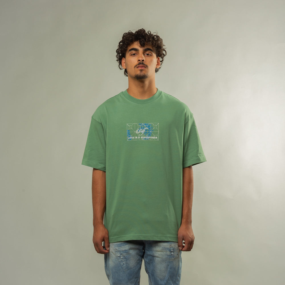 Blanc Kanvas 'Love is A Superpower' T-Shirt