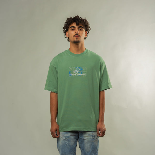 Blanc Kanvas 'Love is A Superpower' T-Shirt