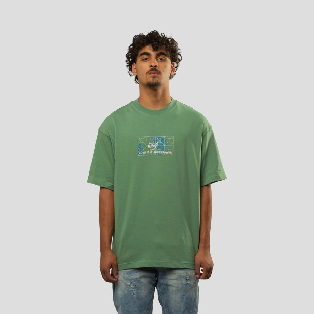 Blanc Kanvas 'Love is A Superpower' T-Shirt