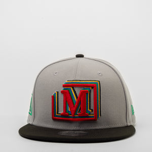 MDB Brand 9FIFTY Embroidered Multi "M" Snapback Cap