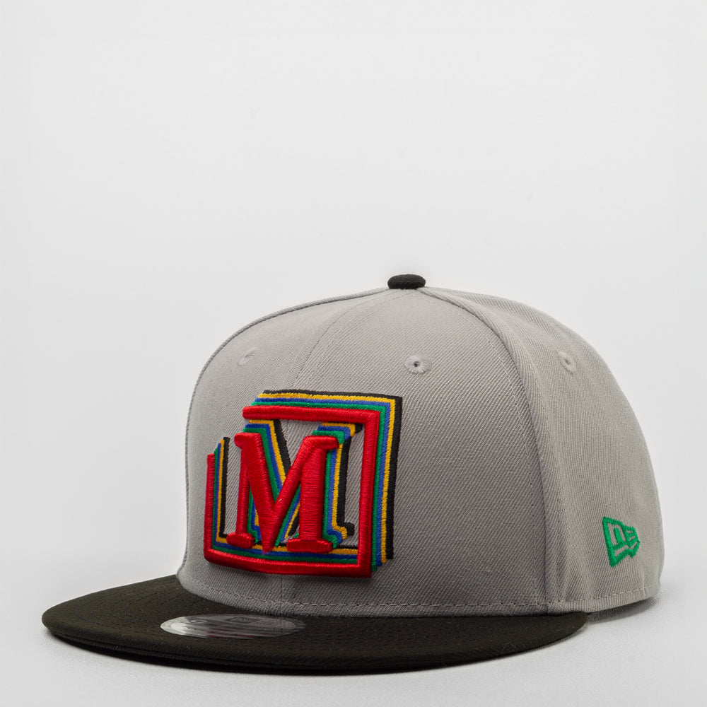 MDB Brand 9FIFTY Embroidered Multi "M" Snapback Cap