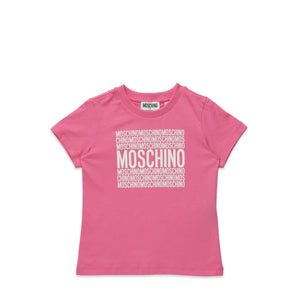 Moschino Kids Square Text Logo T-Shirt