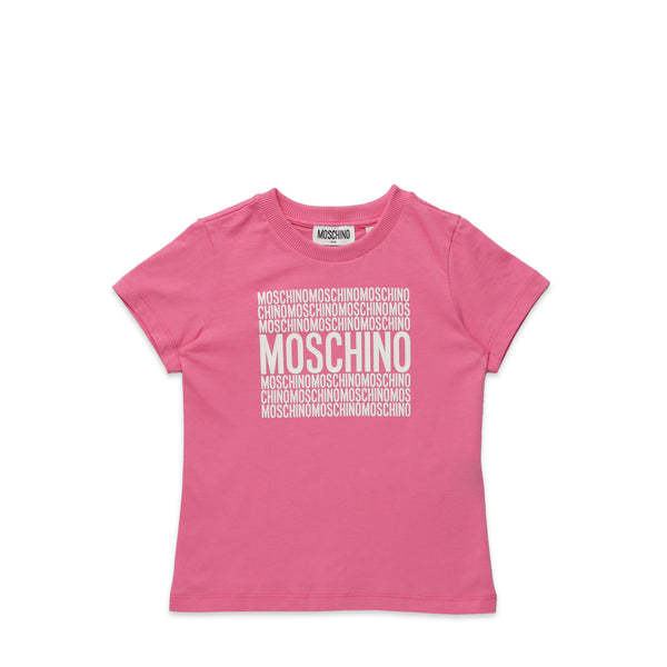 Moschino Kids Square Text Logo T-Shirt