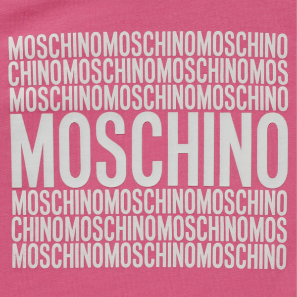 Moschino Kids Square Text Logo T-Shirt