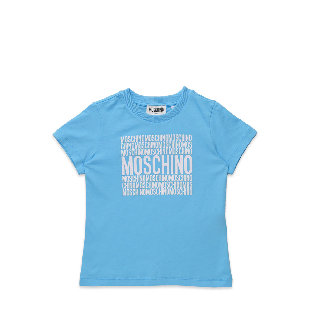 Moschino Kids Square Text Logo T-Shirt