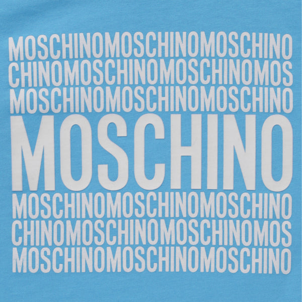 Moschino Kids Square Text Logo T-Shirt