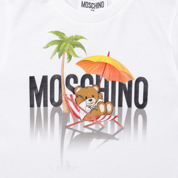 Moschino Kids 'Paradise Vacation' T-Shirt