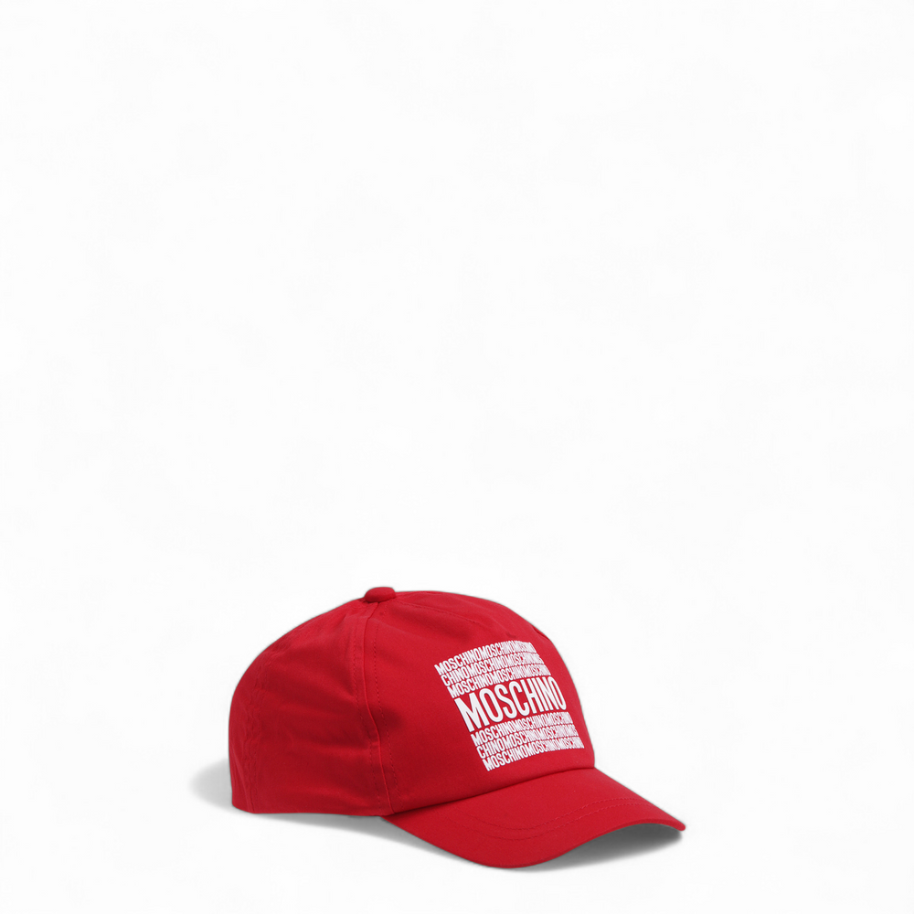 Moschino Kids Square Logo Print Baseball Cap