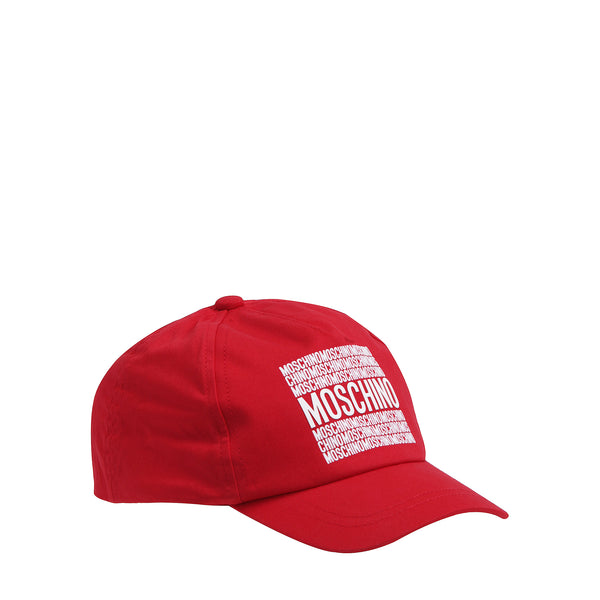 Moschino Kids Square Logo Print Baseball Cap