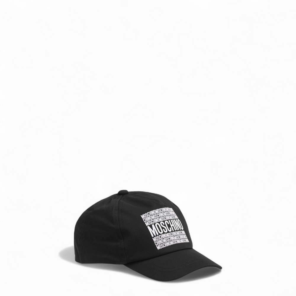 Moschino Kids Square Logo Print Baseball Cap