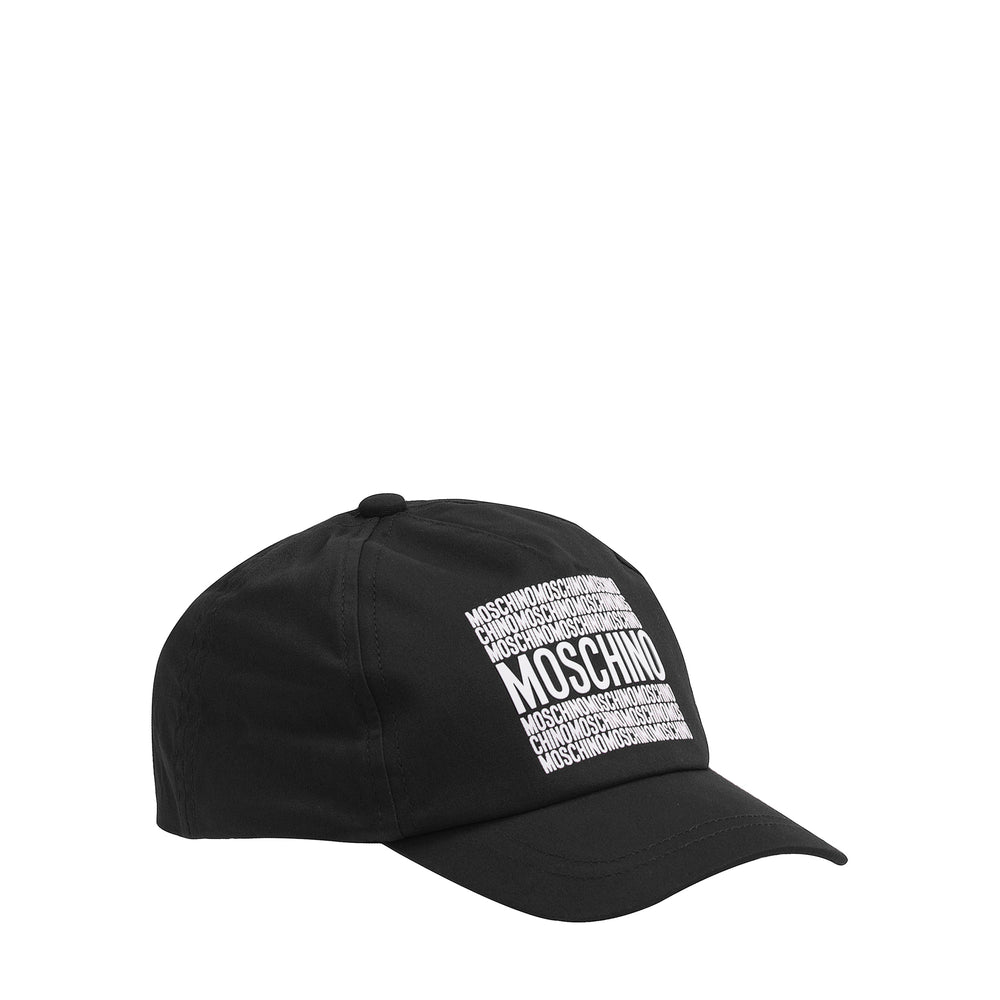 Moschino Kids Square Logo Print Baseball Cap