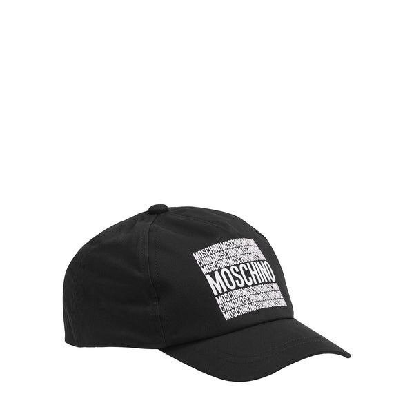 Moschino Kids Square Logo Print Baseball Cap