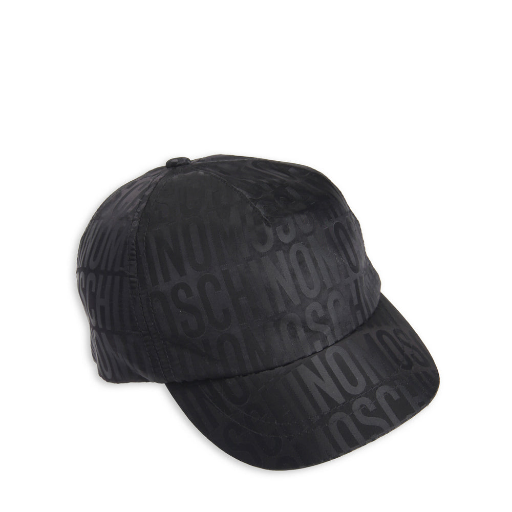 Moschino Kids All-Over Logo Baseball Cap