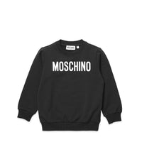 Moschino Kid's Classic Text Logo Crewneck Sweatshirt