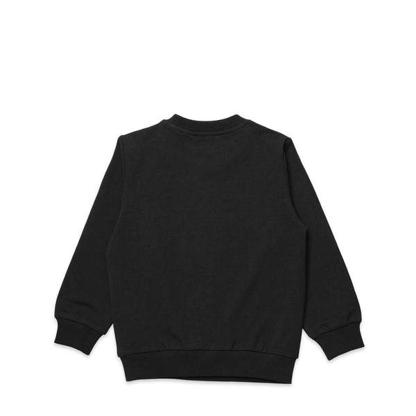 Moschino Kid's Classic Text Logo Crewneck Sweatshirt