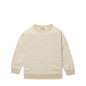 Moschino Kids Jacquard Monogram Crewneck Sweatshirt